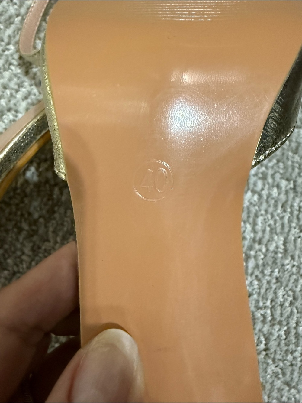 Gold Heels - Picture 7 of 7